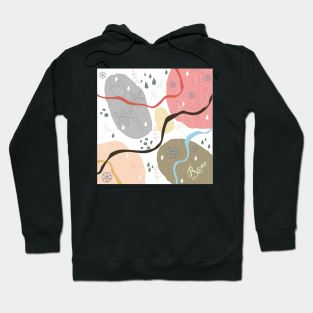 Floral Abstract Hoodie